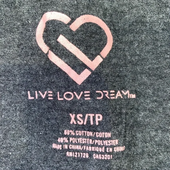 Women’s Aeropostale (Live Love Dream) Pink & Blue Pineapple Grey Tank - Size XS - Picture 3 of 5